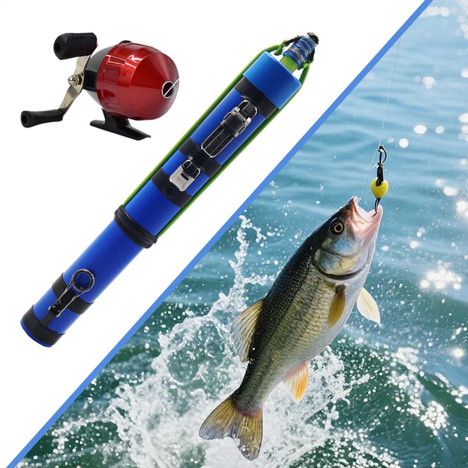 Fishing Kit Compact - Fishing Pole Slingshot Design Compact Fish
