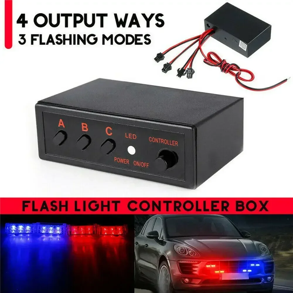 Sos Light Strobe - 4 Ways LED Strobe Flash Light