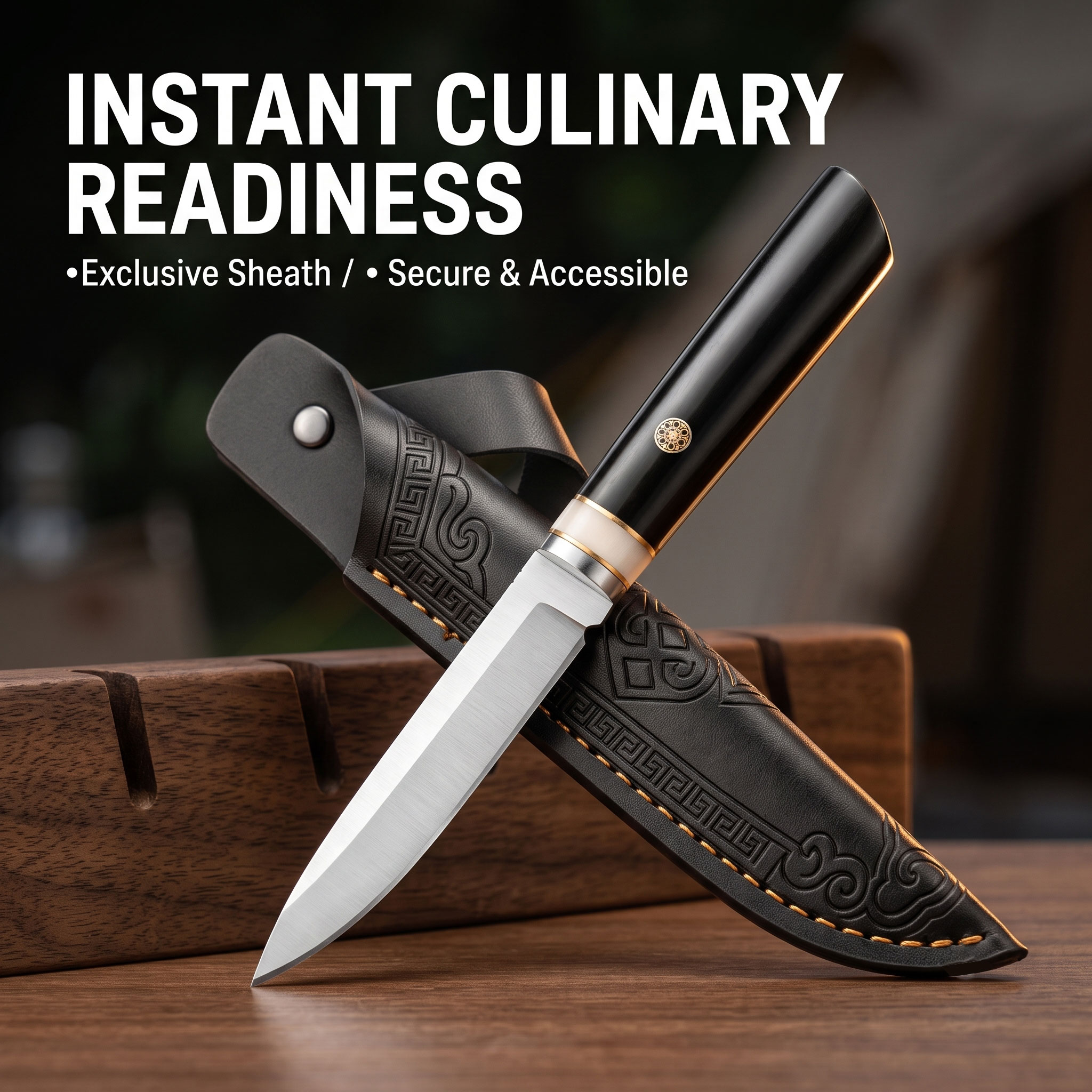 Outdoor Knife Ultra Sharp Ligh - Bushcraft Knife Fixed recension och pris