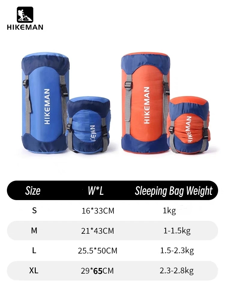 Sleeping Bag Compression Stora - Bivy Bag Emergency recension och pris