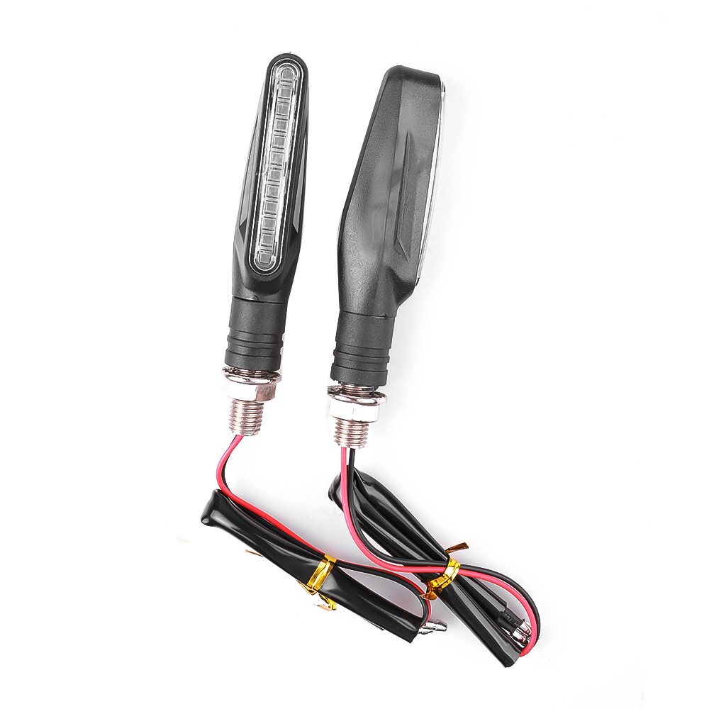 2PCS LED Motorcycle Turn Signa - Sos Light Strobe recension och pris