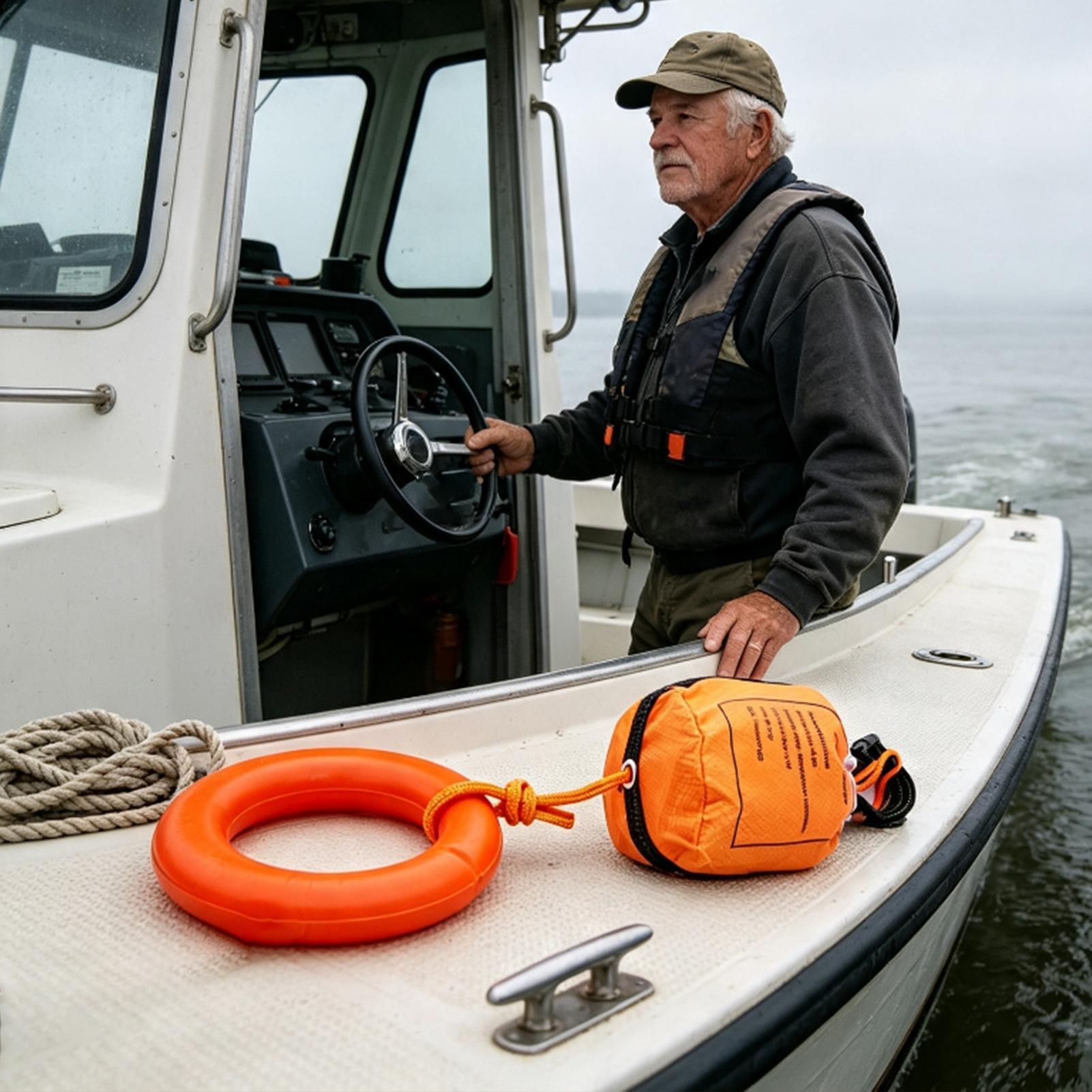 Throw Rope Bag for Boating, Re - Rescue Rope Throw recension och pris