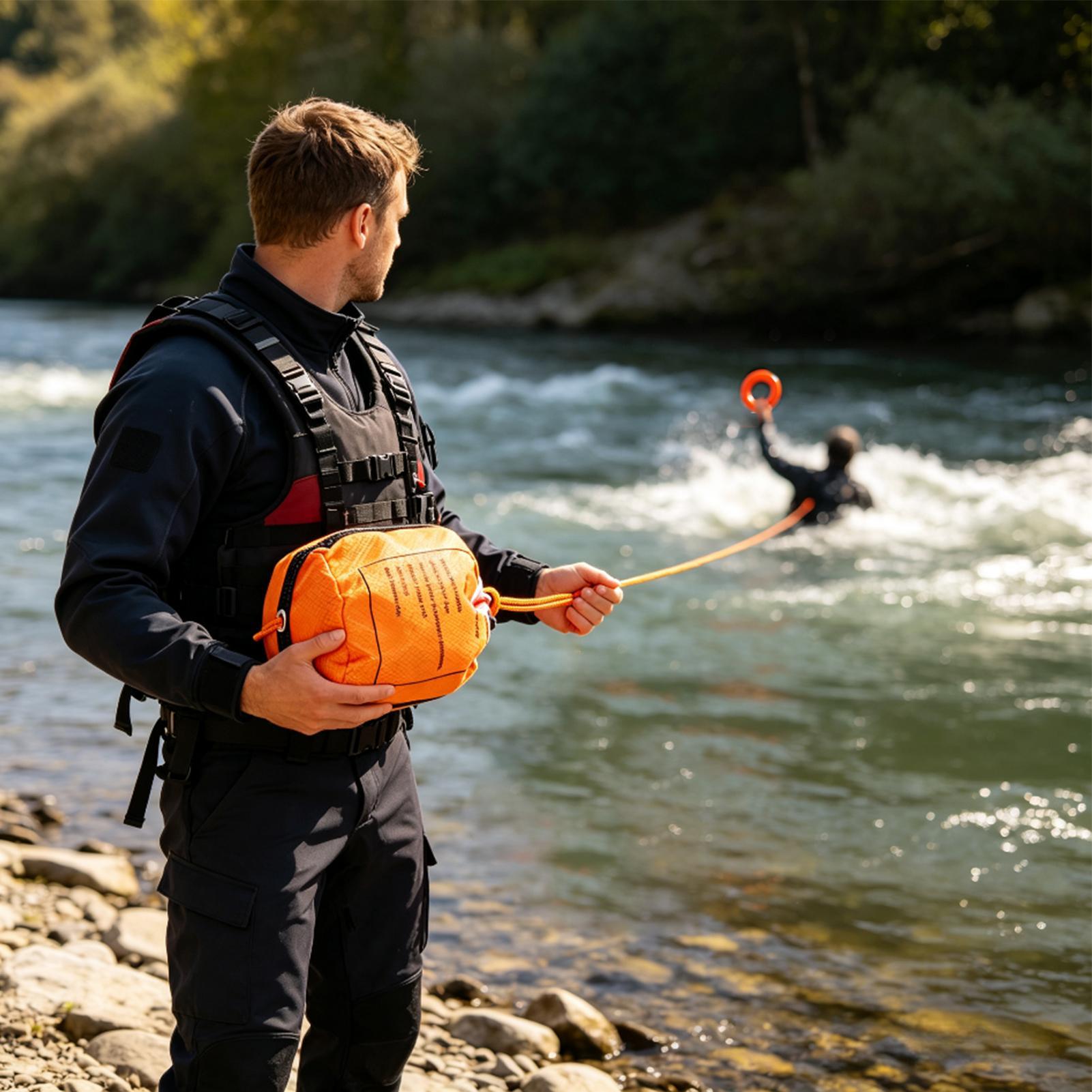 Throw Rope Bag for Boating, Re - Rescue Rope Throw recension och pris