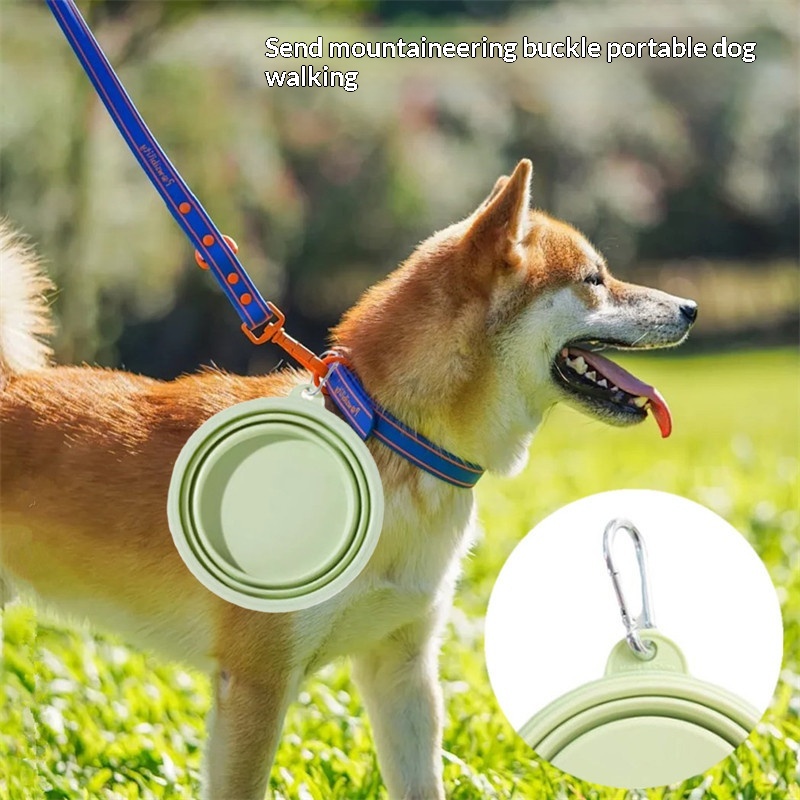 Silicone Dog Food Water Bowl C - Water Bag Collapsible recension och pris