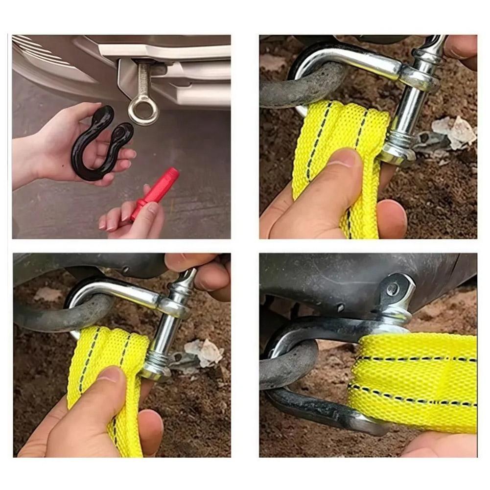 3M Heavy Duty Car Tow Strap Wi - Rescue Rope Throw recension och pris